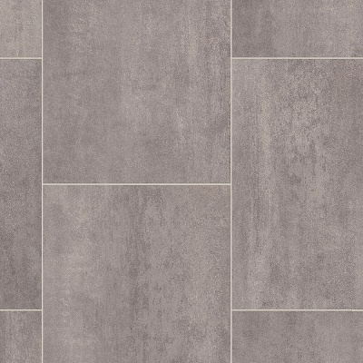 Luxe Tile Vinyl Flooring by Remland - Harbour Grey