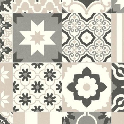 Porto Patchwork Tile Vinyl by Remland