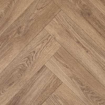 Hazel Brown Herringbone Vinyl by Remland