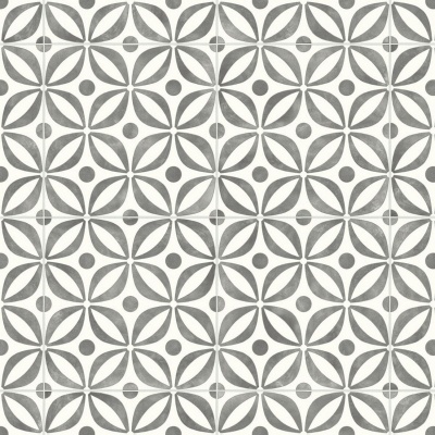 Spring Grey Ceramic Tile Vinyl by Remland