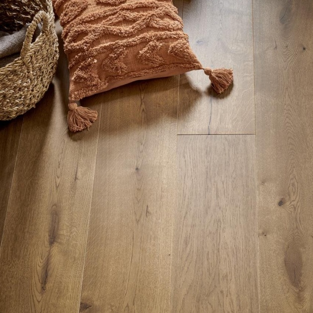 Woodpecker Chepstow Rustic Oak - Planed Cocoa, Antique & Planed Grey - 189mm wide