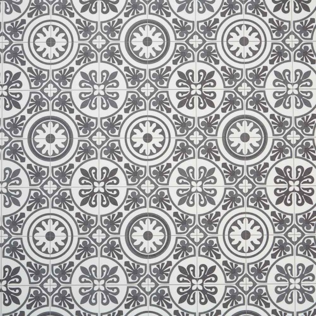 Classic Victorian Tile Vinyl by Remland