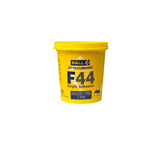 F Ball & Co F44 Vinyl & Flotex Adhesive (1ltr Tub)