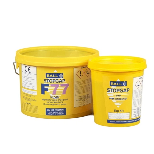 F Ball & Co F77 Professional Damp Proof Membrane (3kg Kit)