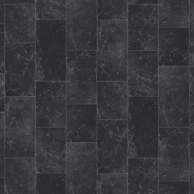 Rhinofloor Warsaw Grey Silver Tile Vinyl