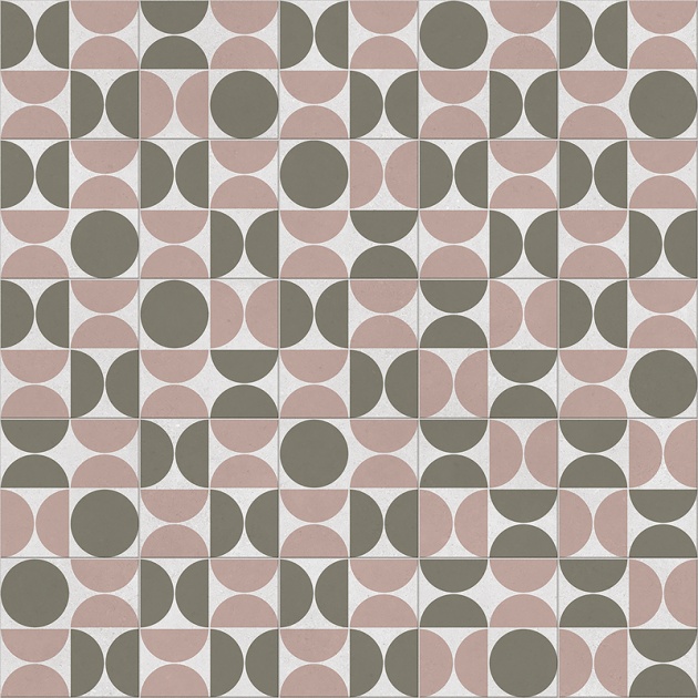 Retro Geo Tile Vinyl by Remland