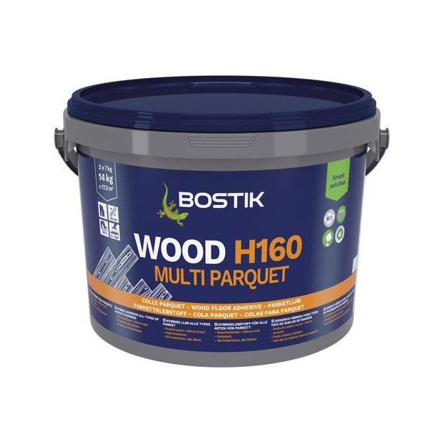 Bostik H160 MS Polymer Premium Wood Floor Adhesive (14kg Tub)