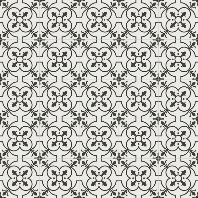 Grande Victorian Tile Vinyl by Remland