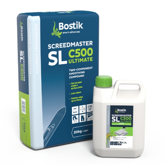 Bostik Screedmaster SL C500 Ultimate (20KG Powder & 4.3L Liquid)