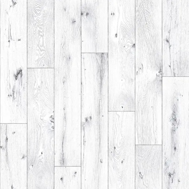 Rustic White Wood Plank Vinyl by Remland