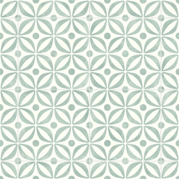 Spring Ceramic Tile Vinyl by Remland