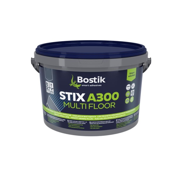 Bostik STIX A300 Multi Floor Vinyl & LVT Adhesive (6kg Tub)