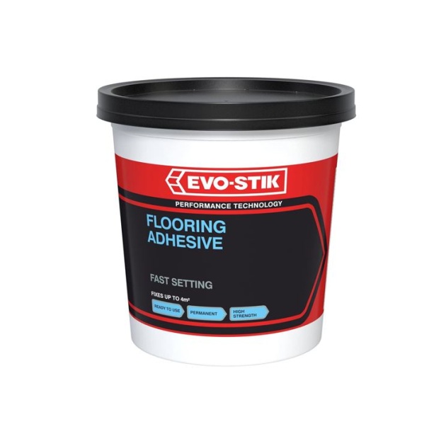 Evo-Stik Vinyl & Carpet Adhesive - 4m2 (1ltr Tub) 