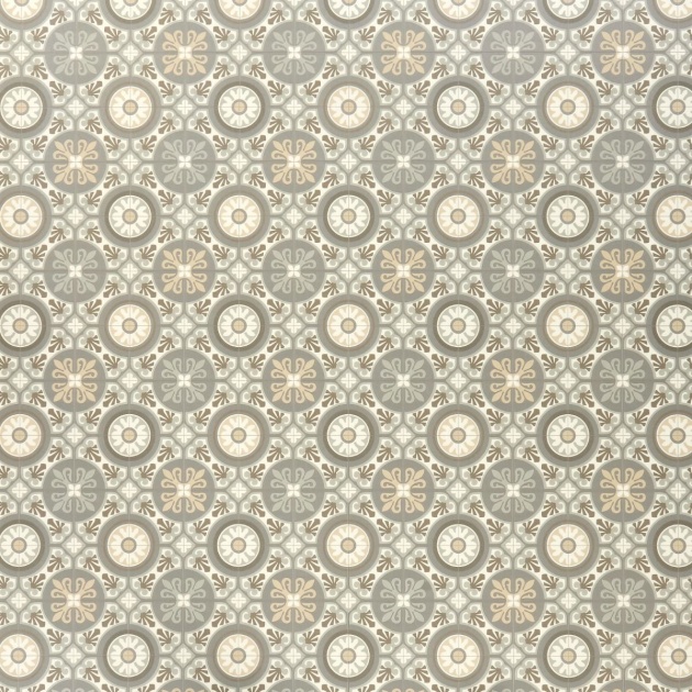 Antique Victorian Tile Vinyl by Remland