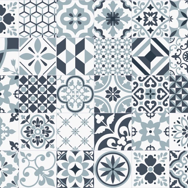 Abstract Victorian Tile by Remland