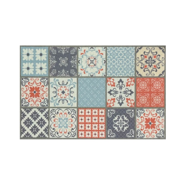 Multi Victorian Washable Eco-Friendly Door Mat (75cm x 50cm)