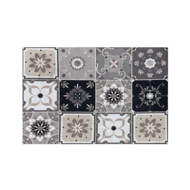 Stone Victorian Washable Eco-Friendly Door Mat (75cm x 50cm)