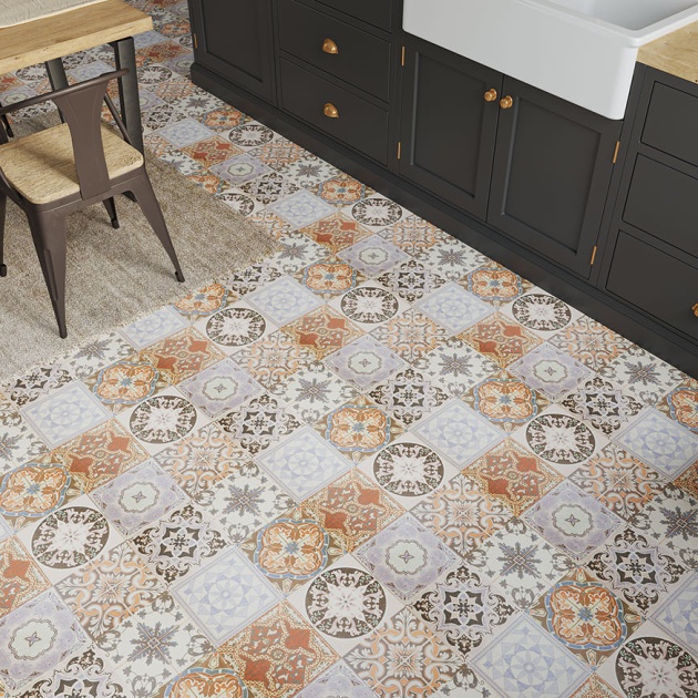 Luxury Victorian Tile laminate flooring