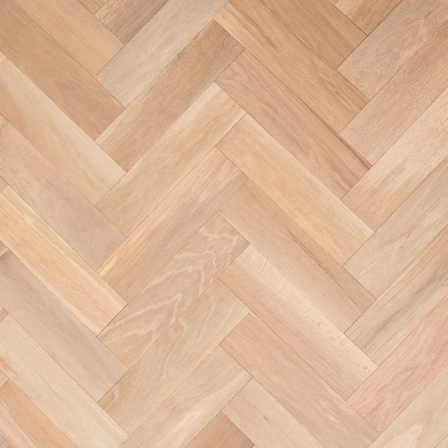 Premium 10mm Herringbone Unfinished Oak Engineered Wood by Remland