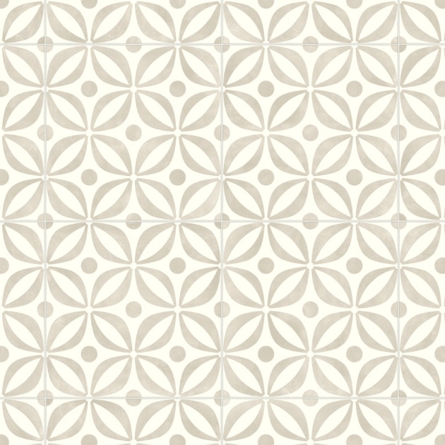 Spring Ceramic Beige Tile Vinyl by Remland