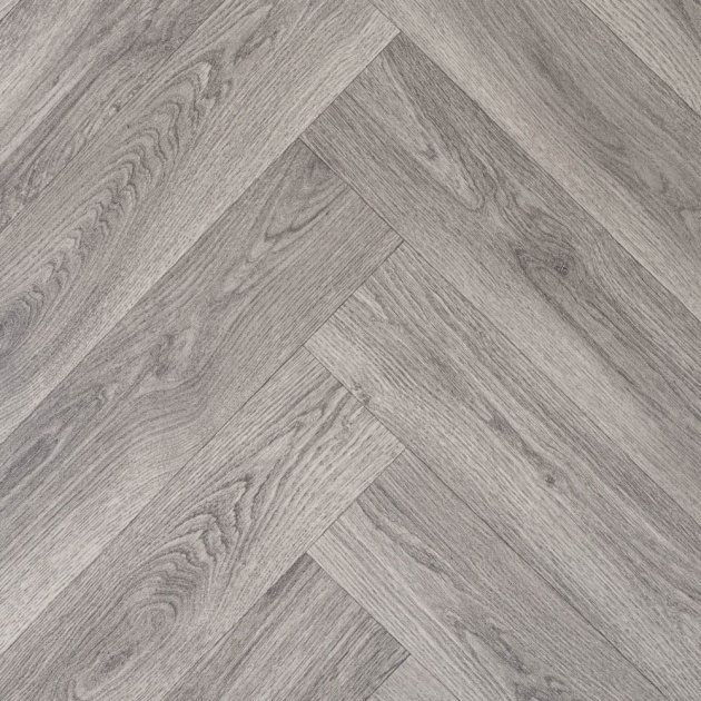 Cloudy Grey Herringbone Vinyl by Remland