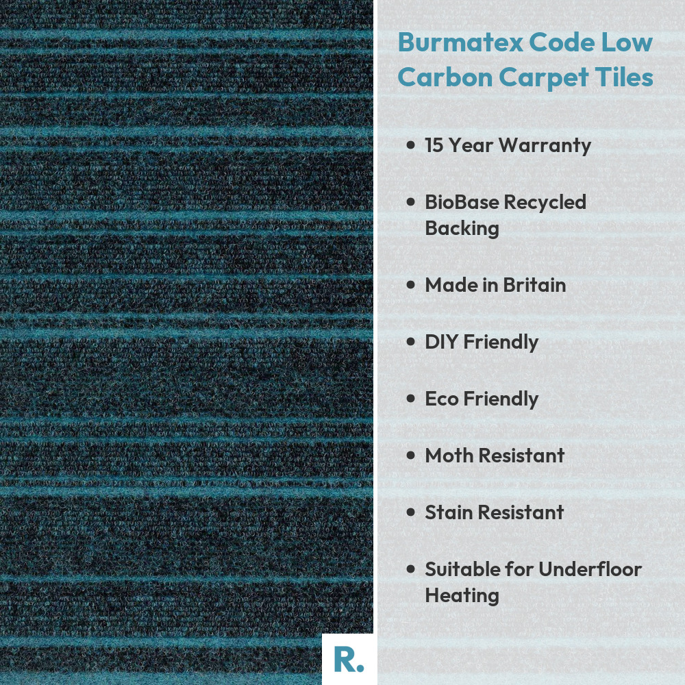 Burmatex Code Low Carbon Carpet Tiles | £155.04 per box