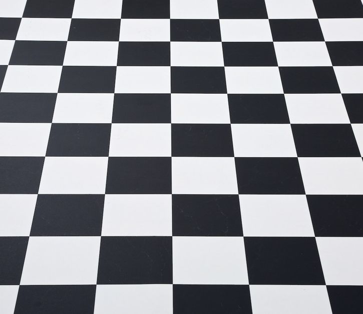 Black and white cushion floor best sale