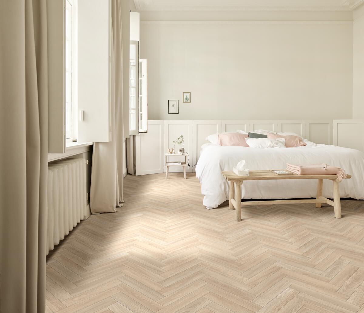 Natural Herringbone Vinyl